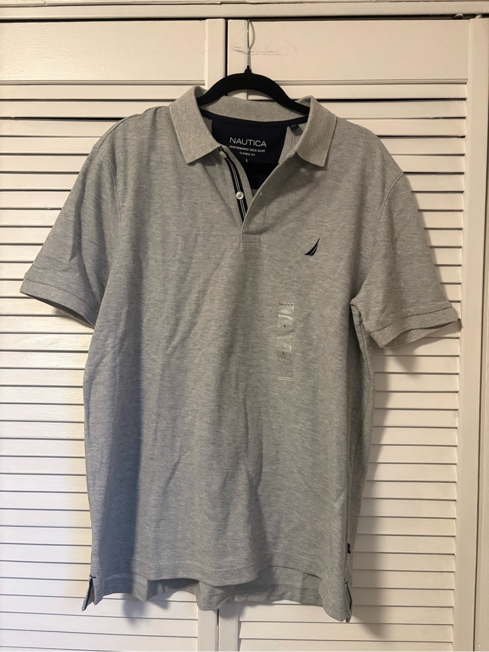 *NWT* Nautica Men’s Heather Gray Polo
